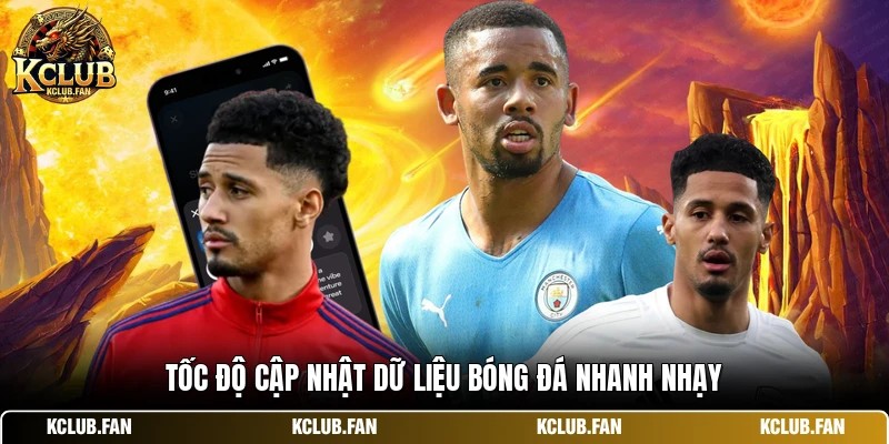 toc do cap nhat du lieu bong da nhanh nhay Tốc độ cập nhật dữ liệu bóng đá nhanh nhạy
